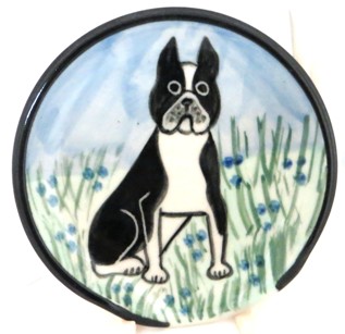 Boston Terrier -Deluxe Spoon Rest - Click Image to Close